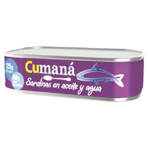 SARDINA EN ACEIT CUMANA 125G