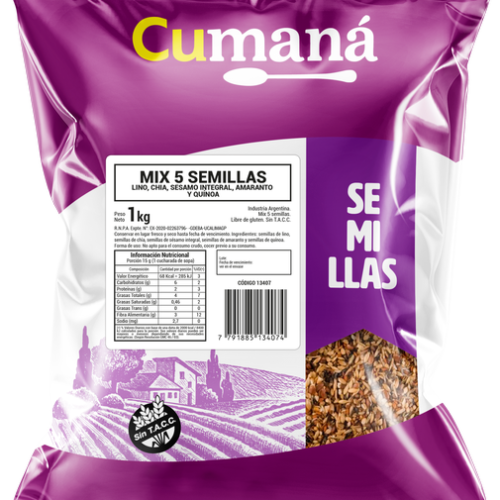 CUMA MIX 5 SEMILLAS 1KG